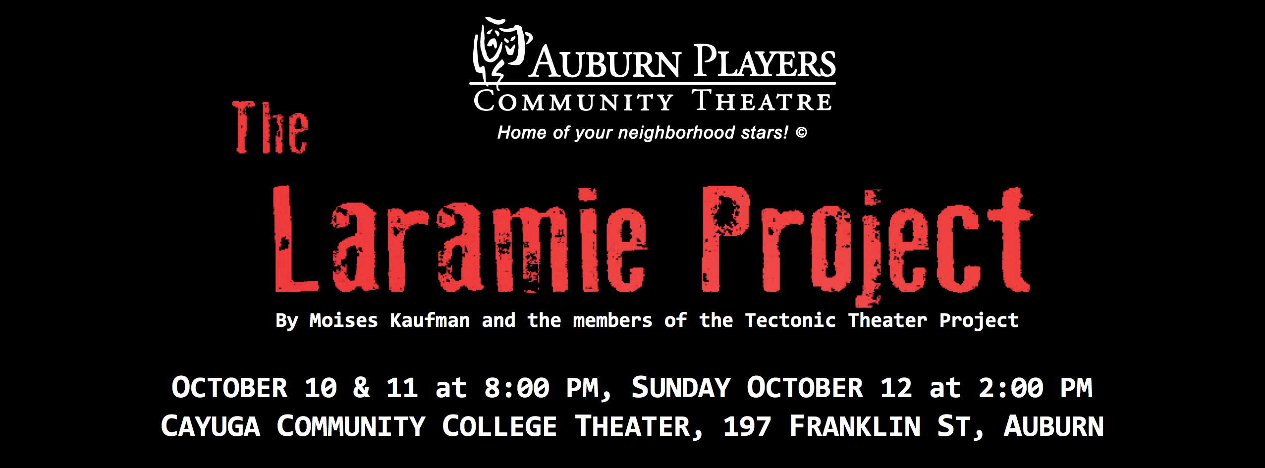 Laramie Project Banner