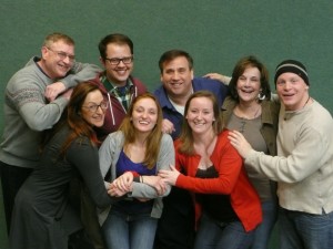 (LtoR) Back row-: Dale Fennessy, Scott Duell, Bill Daugherty, Anne Fitzgerald, Mike Antico. Front- Christine Zavako, Stephanie Figer, and Alicia Frame